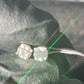 0.50ct VVS 'D' Moissanite Men's/Womens 925 Silver White Round Stud Earrings