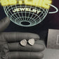 Iced Heart Stud Earrings Men's Ladies Baguette CZ