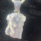 Mens Solid 925 Sterling Silver Jesus Pendant