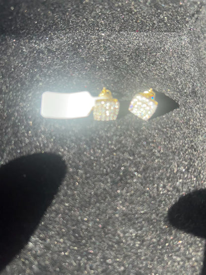 Mens Screw Back Earrings