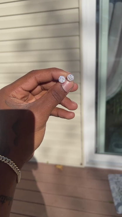 ReaEarrings 1/3" Cluster Round Studs